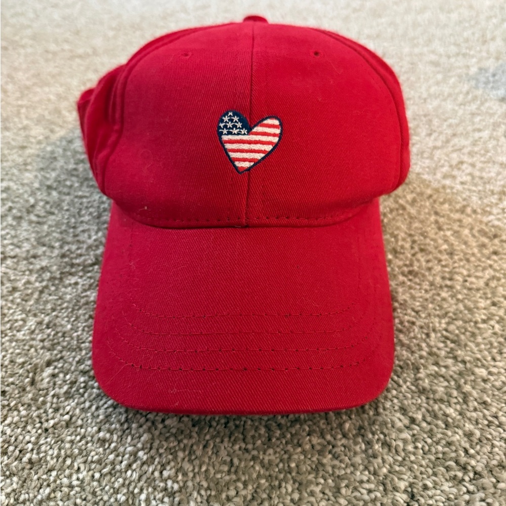 LYM baseball cap - red heart